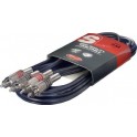 Stagg 10 ft. Twin cable -...